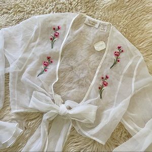 NWT Vintage Victoria’s Secret Lingerie Blouse